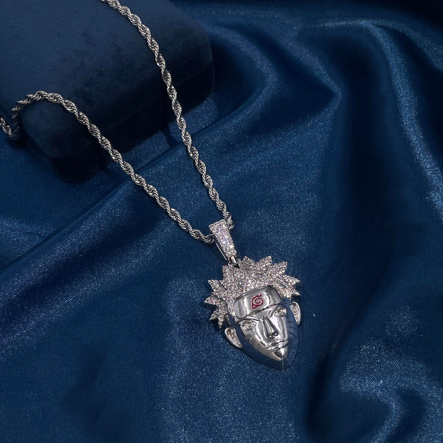 Warm Fortune Hip Hop Pendant Necklace for Women Men,Gold Plated Cubic Zirconia,18+2inch Chain,Street Style Fashion Jewelry