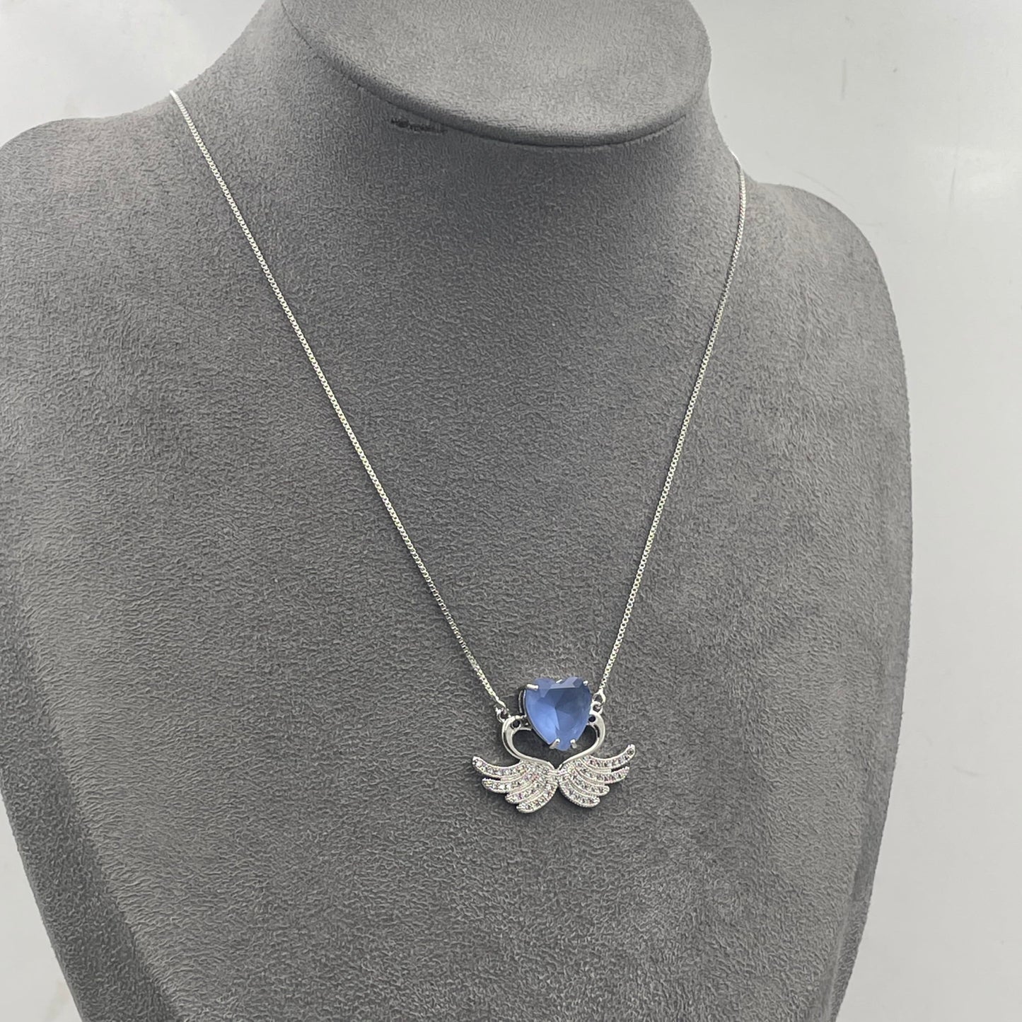 Warm Fortune Cubic Zirconia Christmas Tree Pendant Necklace for Women,18K White Gold Plated,Christmas Jewelry Gifts,18 inch + 2inch Chain