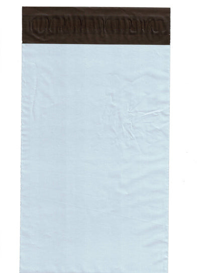 2 Pack 6"x9" Poly Mailer, Sets of 100 (White/Gray) - Self Sealing Mailing Bag Strong & Opaque