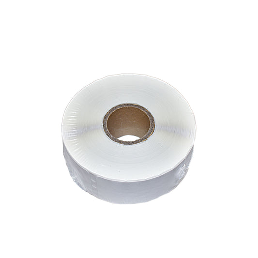 4 Rolls Multipurpose Adhesive White Paper Labels - 1”x2-⅛”, 500 pcs