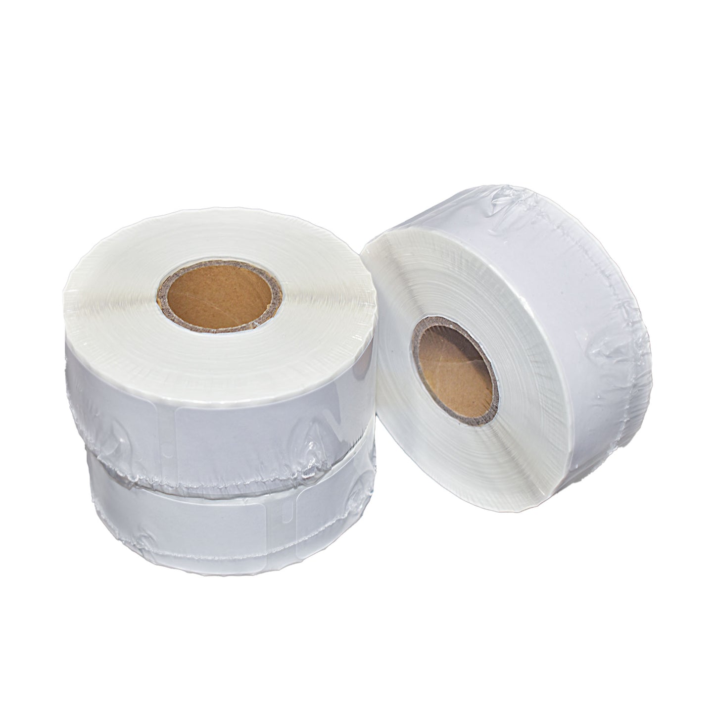 12 Rolls Multipurpose Adhesive White Paper Labels - 1”x2-⅛”, 500 pcs